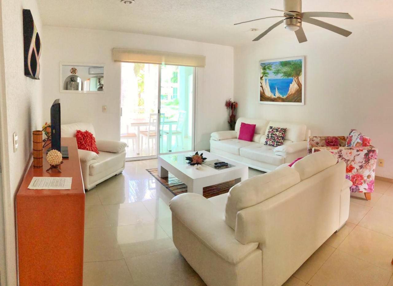 Depa De Dos Recamaras En Acapulco Diamante Frente Arena Gnp Apartment ภายนอก รูปภาพ